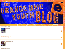 Tablet Screenshot of orangeumcyouth.blogspot.com