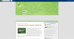 Desktop Screenshot of indiaitparks.blogspot.com