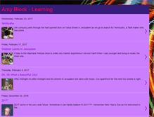 Tablet Screenshot of amyblock-learning.blogspot.com