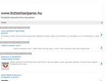 Tablet Screenshot of biztositasiparos.blogspot.com