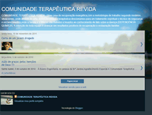 Tablet Screenshot of comunidaderevida.blogspot.com