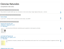 Tablet Screenshot of miriamcienciasnaturales.blogspot.com