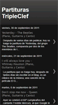 Mobile Screenshot of partiturastripleclef.blogspot.com