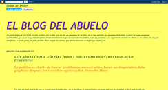 Desktop Screenshot of elblogdelabuelo-elbaile.blogspot.com