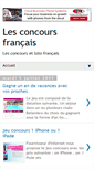 Mobile Screenshot of concours-france.blogspot.com