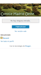 Mobile Screenshot of conocemadridoeste.blogspot.com