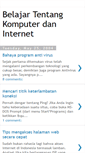 Mobile Screenshot of belajar-internet.blogspot.com