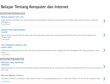 Tablet Screenshot of belajar-internet.blogspot.com