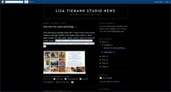 Desktop Screenshot of lisatiemannstudionews.blogspot.com