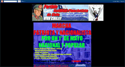Desktop Screenshot of partidonacionalpinochetista.blogspot.com