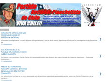 Tablet Screenshot of partidonacionalpinochetista.blogspot.com