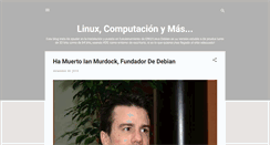 Desktop Screenshot of linux-computacion.blogspot.com