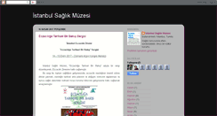Desktop Screenshot of istanbulsaglikmuzesi.blogspot.com