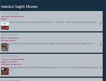 Tablet Screenshot of istanbulsaglikmuzesi.blogspot.com