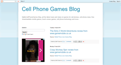 Desktop Screenshot of mattscellphonegames.blogspot.com