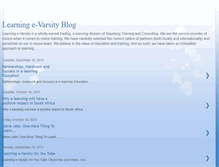Tablet Screenshot of learningevarsity.blogspot.com