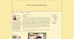 Desktop Screenshot of mycottageramblings.blogspot.com