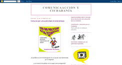 Desktop Screenshot of comunicaacionyciudadania.blogspot.com