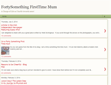 Tablet Screenshot of fortysomethingfirsttimemum.blogspot.com