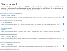 Tablet Screenshot of diloenespanol.blogspot.com