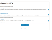 Tablet Screenshot of malayalam-mp3.blogspot.com