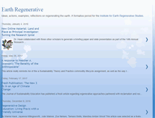 Tablet Screenshot of earthregenerative.blogspot.com