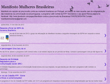 Tablet Screenshot of manifestomulheresbrasileiras.blogspot.com