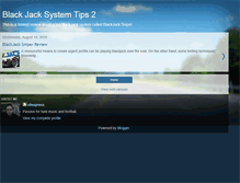 Tablet Screenshot of black-jack-system-tips-2.blogspot.com