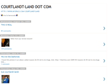 Tablet Screenshot of courtlandtlanddotcom.blogspot.com