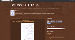 Desktop Screenshot of kothalagvhss.blogspot.com