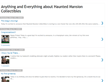 Tablet Screenshot of hauntedmansioncollectibles.blogspot.com