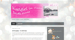 Desktop Screenshot of kiwigirlinsuwon.blogspot.com