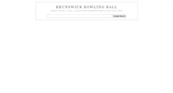 Desktop Screenshot of brunswickbowlingball.blogspot.com