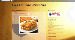 Desktop Screenshot of lasrecetasdeladruida.blogspot.com