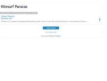 Tablet Screenshot of kitesurfparacas.blogspot.com