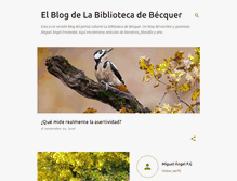 Tablet Screenshot of bibliotecabecquer.blogspot.com