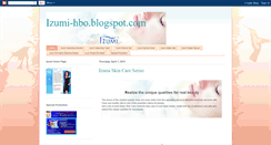Desktop Screenshot of izumi-hbo.blogspot.com