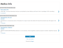 Tablet Screenshot of medicoinfo.blogspot.com
