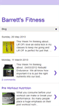 Mobile Screenshot of barrettsfitness.blogspot.com