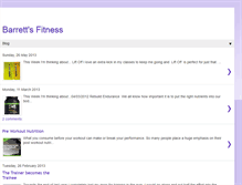 Tablet Screenshot of barrettsfitness.blogspot.com