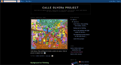 Desktop Screenshot of calleolveraproject.blogspot.com