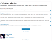 Tablet Screenshot of calleolveraproject.blogspot.com