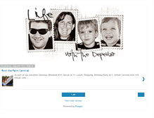 Tablet Screenshot of lifewiththedepews.blogspot.com