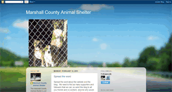 Desktop Screenshot of marshallcountyanimalshelter.blogspot.com