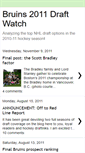 Mobile Screenshot of bruins2011draftwatch.blogspot.com