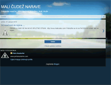 Tablet Screenshot of mali-cudez-narave.blogspot.com