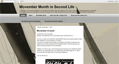 Desktop Screenshot of movemberinsecondlife.blogspot.com