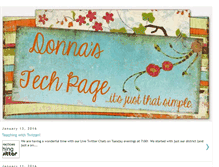 Tablet Screenshot of donnastechpage.blogspot.com