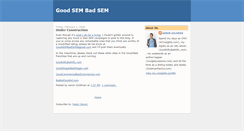 Desktop Screenshot of goodsembadsem.blogspot.com