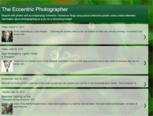 Tablet Screenshot of eccentricphotographer.blogspot.com